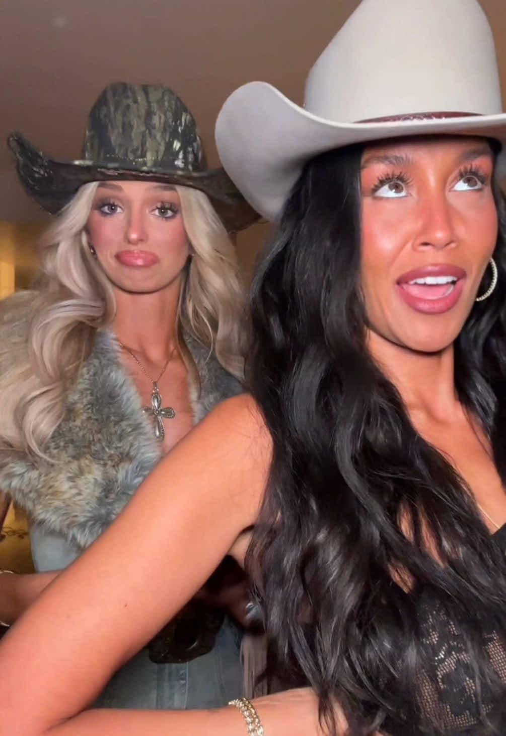 COME ON NOW @Litia Garr @resortworldlasvegas #resortworld #westernwear #rodeo #bachelor #cowgirl 